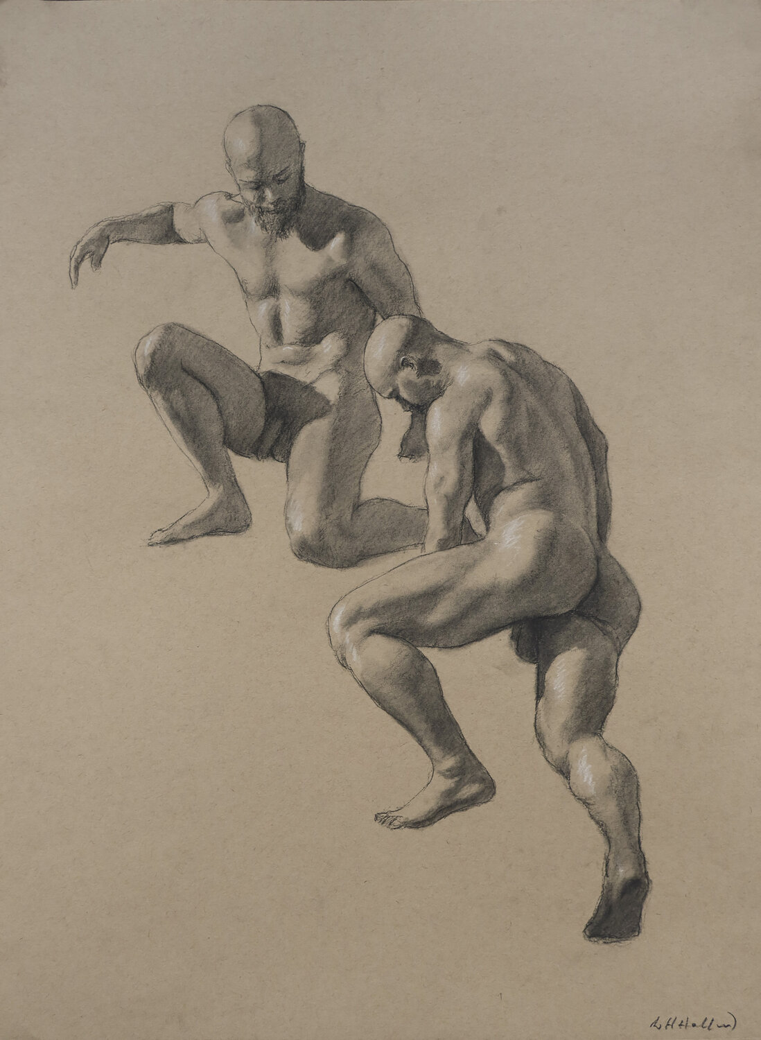 Climbers Harry Holland