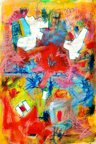 "Look guys, I've hooked a big one!! van Ruben Nieto, Schilderij te koop op Singulart