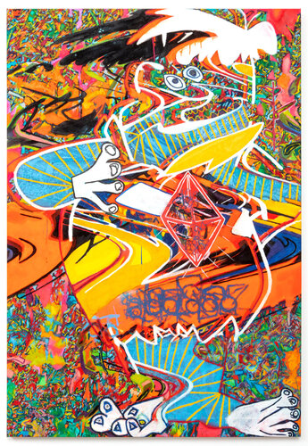 “Fred Flintstone” - After Picasso And Lichtenstein van Ruben Nieto, Schilderij te koop op Singulart