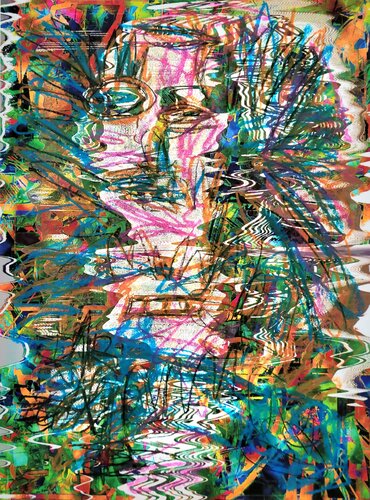 "Master Abstraction - Portrait" by Ruben Nieto, Painting for Sale on Singulart