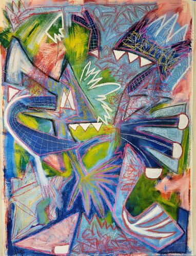 "Abstraction #240423" van Ruben Nieto, Schilderij te koop op Singulart