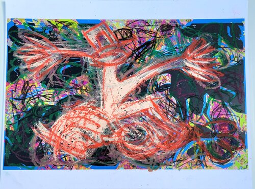 "Prehispanic Abstraction" di Ruben Nieto, Pittura in vendita su Singulart