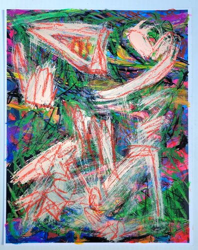 "Prehispanic Abstraction" di Ruben Nieto, Pittura in vendita su Singulart