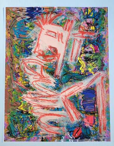 "Prehispanic Abstraction" di Ruben Nieto, Pittura in vendita su Singulart