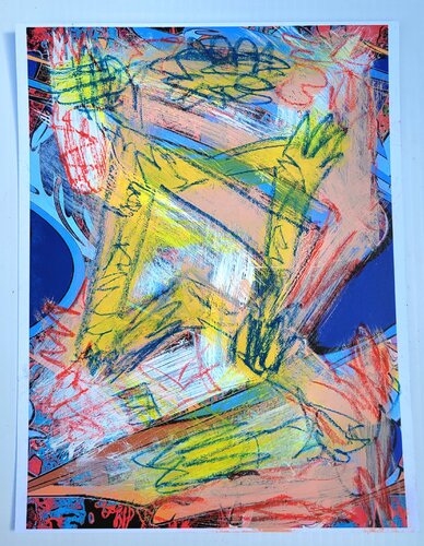 "Prehispanic Abstraction" von Ruben Nieto, Malerei kaufen auf Singulart
