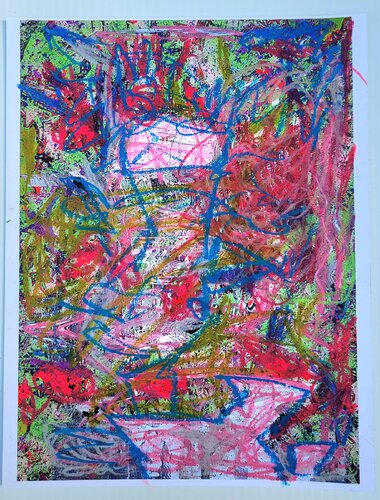 "Prehispanic Abstraction" di Ruben Nieto, Pittura in vendita su Singulart