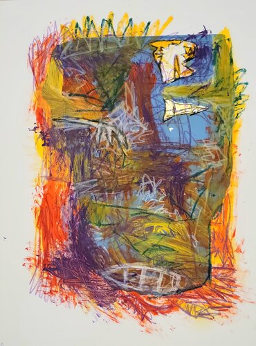 "Abstraction - Mask" von Ruben Nieto, Malerei kaufen auf Singulart