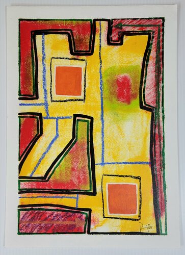 "Urban landscape #2" von Ruben Nieto, Malerei kaufen auf Singulart