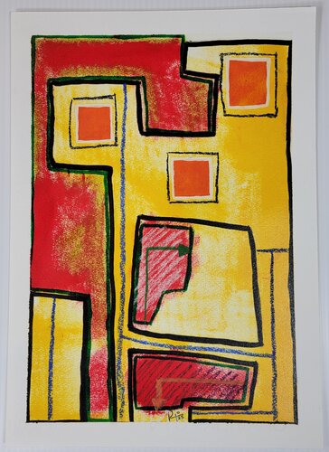 "Urban landscape #7" di Ruben Nieto, Pittura in vendita su Singulart