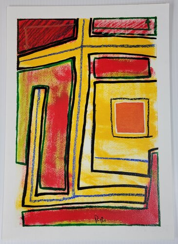 "Urban landscape #8" von Ruben Nieto, Malerei kaufen auf Singulart