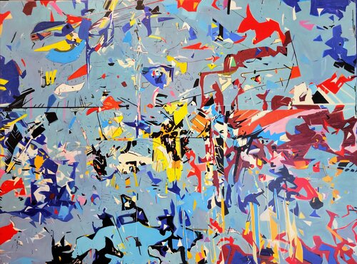 Let me at em Warhol! Let me at em! van Ruben Nieto, Schilderij te koop op Singulart