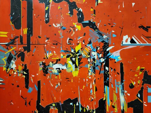Clyfford I've got a plan! van Ruben Nieto, Schilderij te koop op Singulart