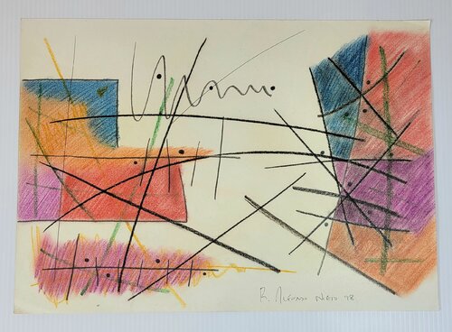 Abstraction par Ruben Nieto, Œuvre sur papier en vente sur Singulart