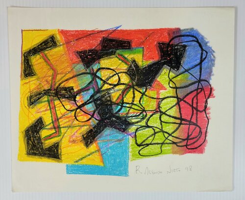 Abstraction by Ruben Nieto, Work on Paper for Sale on Singulart