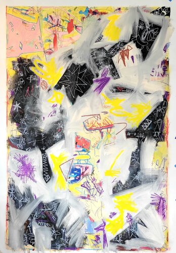 Estela depicting the Consellation of the Eagle by Ruben Nieto, 회화 for Sale on Singulart