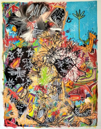 Traveling into the heart of a Supernova by Ruben Nieto, 회화 for Sale on Singulart