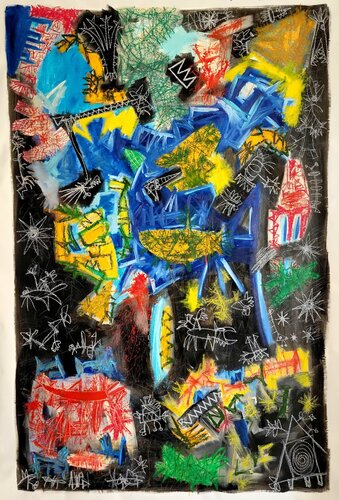 Constellation of the Vitruvian Man by Ruben Nieto, 회화 for Sale on Singulart