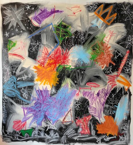 Wormhole between galaxies by Ruben Nieto, 회화 for Sale on Singulart