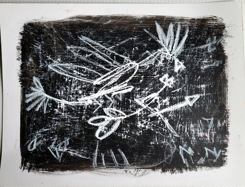 Untitled (Constellation of the Eagle) de Ruben Nieto, Pintura a la venta en Singulart