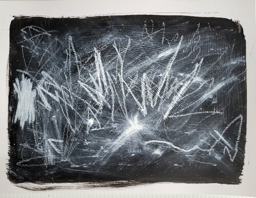 Energy of a supernova traveling through space by Ruben Nieto, 絵画 for Sale on Singulart