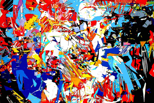 Welcome to the Matrix Batman van Ruben Nieto, Schilderij te koop op Singulart