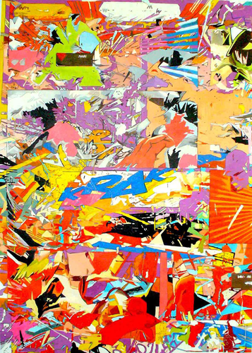 The Autobots helping the Phantom van Ruben Nieto, Schilderij te koop op Singulart