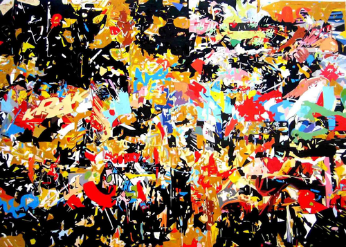 In a Galaxy far far away.. by Ruben Nieto, Painting for Sale on Singulart