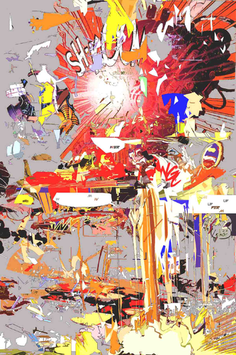 I'll get you, you scwewy Twombly! II de Ruben Nieto, Pintura a la venta en Singulart