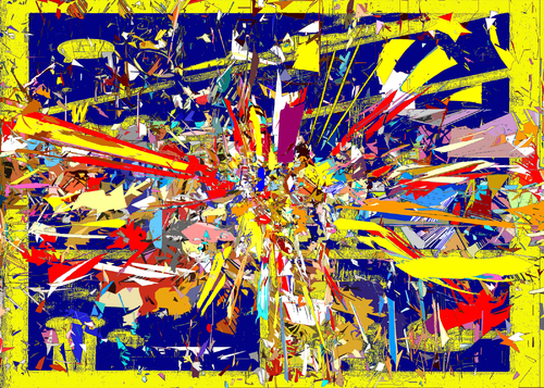 Mighty Mouse trying to catch the Raod Runner van Ruben Nieto, Schilderij te koop op Singulart