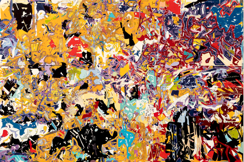 Reflections of Pop on the water lily pond II van Ruben Nieto, Schilderij te koop op Singulart