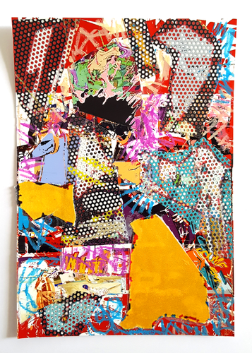 Collage #21 par Ruben Nieto, Œuvre sur papier en vente sur Singulart
