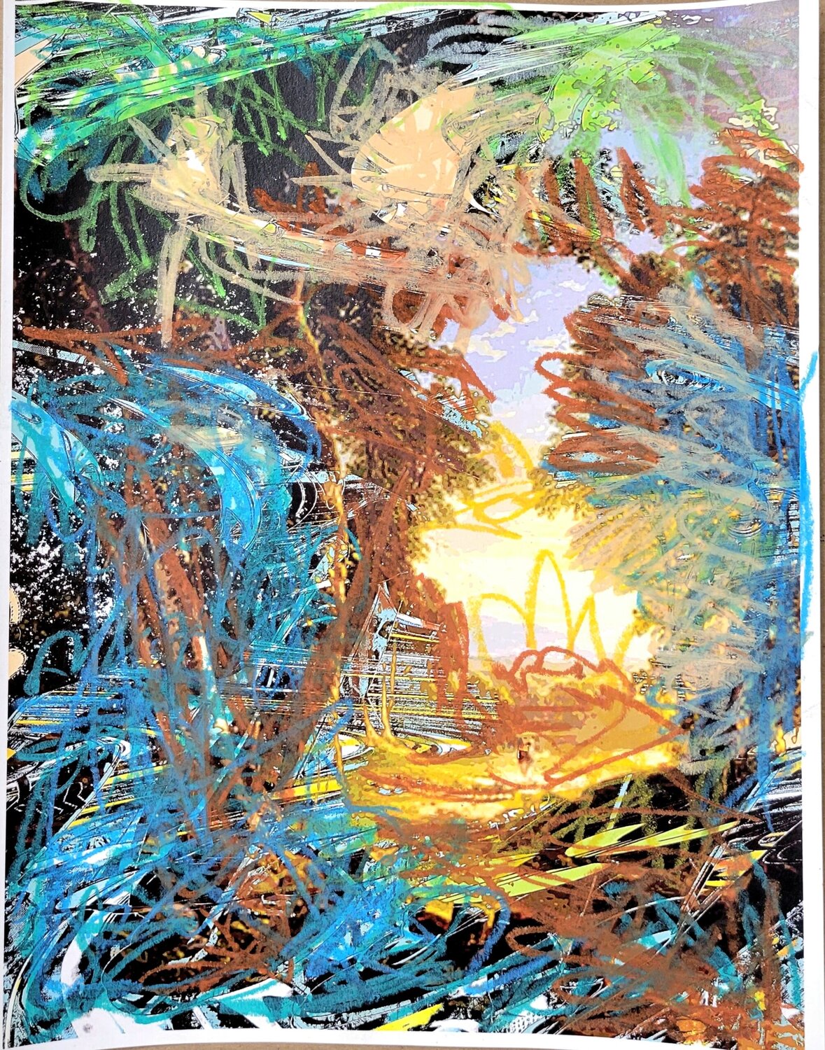 "Master Abstraction - Landscape" Ruben Nieto