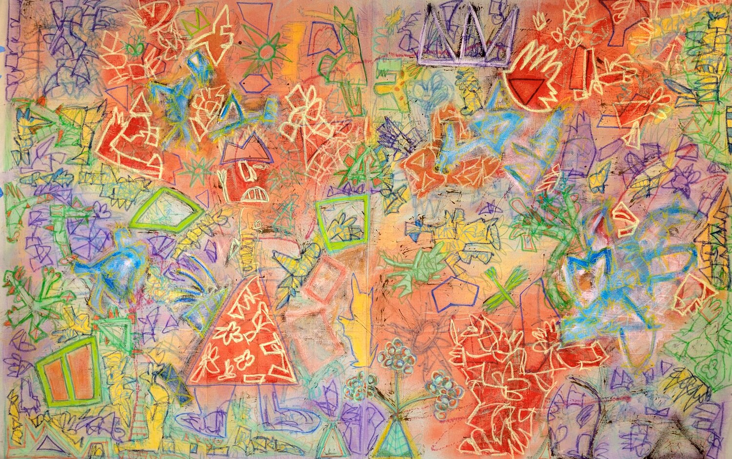 Constellation of the rabbit and woman with flowers de Ruben Nieto (2024 ...