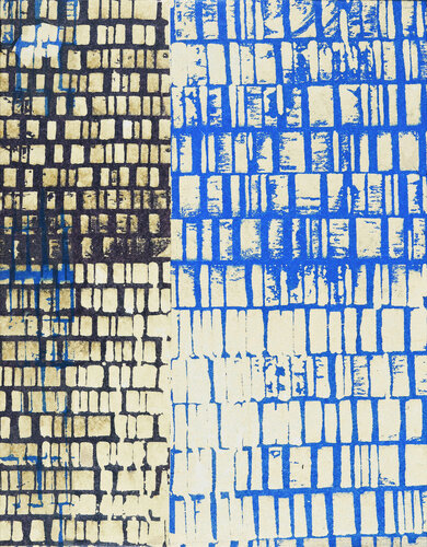 MONOTEMPREINTE NEGATIVE BICHROMIE-2024.6-09 van Laurent Prudot, Schilderij te koop op Singulart