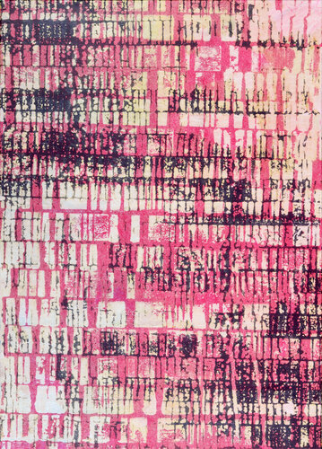 MONOTEMPREINTE NEGATIVE BICHROMIE-2024.6-08 di Laurent Prudot, Pittura in vendita su Singulart
