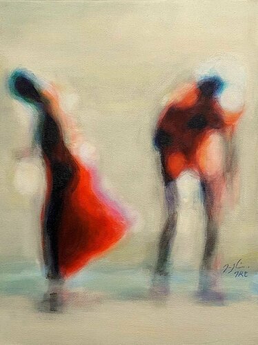 Chercheurs d'Or by Maryline Mercier, Painting for Sale on Singulart