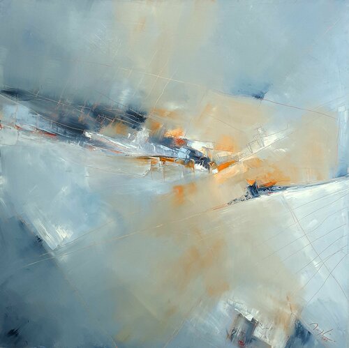 Orange Mécanique by Maryline Mercier, Painting for Sale on Singulart