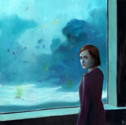 Aquarium III by Michaël Brack, Painting for Sale on Singulart