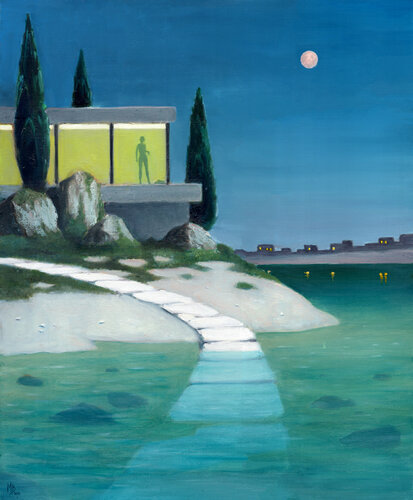 L'Heure Bleue van Michaël Brack, Schilderij te koop op Singulart