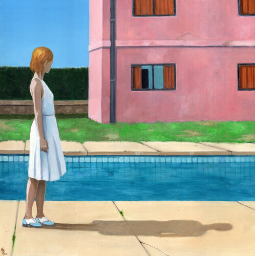 Le Motel by Michaël Brack, Painting for Sale on Singulart