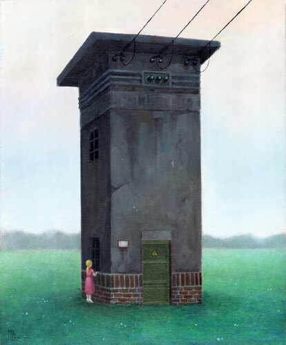 La tour électrique di Michaël Brack, Pittura in vendita su Singulart