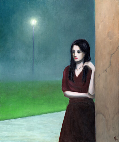 L'attente IV by Michaël Brack, Painting for Sale on Singulart