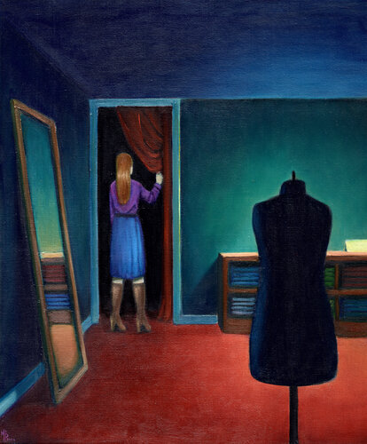 Le rideau II by Michaël Brack, Painting for Sale on Singulart