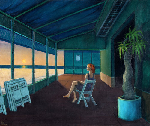 Fin d'été von Michaël Brack, Malerei kaufen auf Singulart