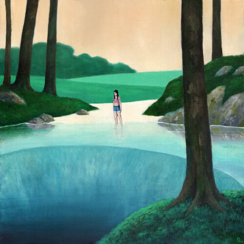 Doline by Michaël Brack, Painting for Sale on Singulart