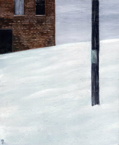 Hiver par Michaël Brack, Peinture en vente sur Singulart
