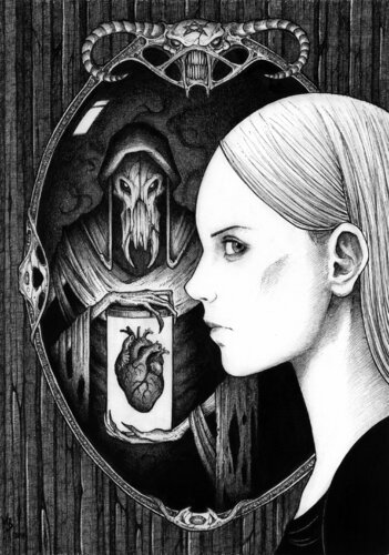 Le Miroir Noir di Michaël Brack, Disegno in vendita su Singulart