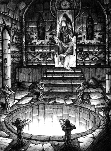 Le Grand Prêtre von Michaël Brack, Zeichnungen kaufen auf Singulart