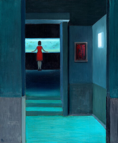 Aquarium II di Michaël Brack, Pittura in vendita su Singulart