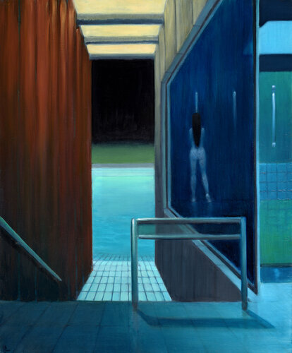 La Piscine II di Michaël Brack, Pittura in vendita su Singulart